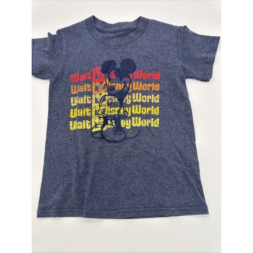 Disney Youth Boy's Blue Walt Disney World T-Shirt Size‎ XS